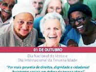 01/10 – Dia Internacional das Pessoas Idosas e Dia Nacional do Idoso