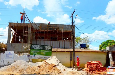 Governo do Amapá avança nas obras do novo Laboratório de Fronteira em Oiapoque
